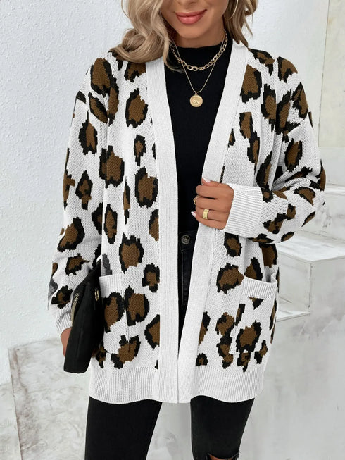 'Ulani' Animal Print Cardigan - Celes Fashion